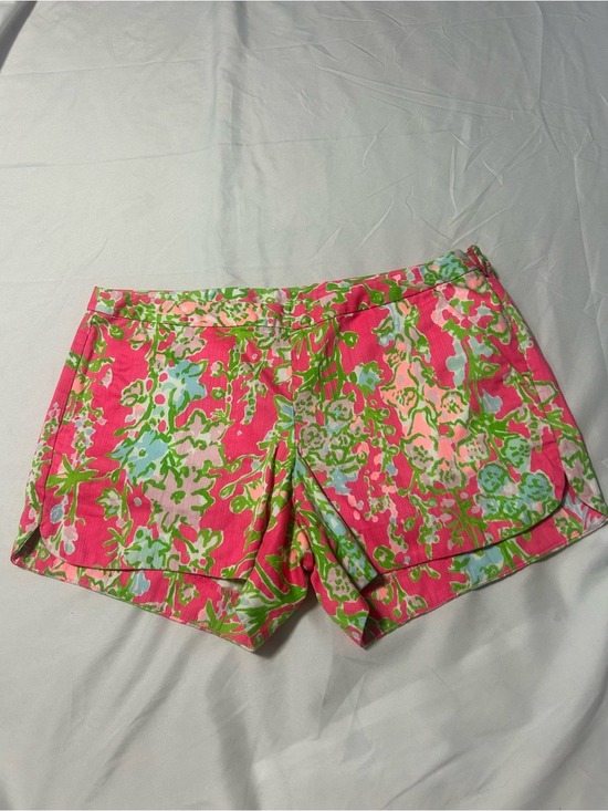 Lilly Pulitzer Pants - Lilly Pulitzer Adie Shorts Southern Charm Sz 2 Beach Size Zip  Flamingo Preppy